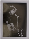 Large Bob Dylan Concert Photograph From 1966 by Photographer Jan Persson